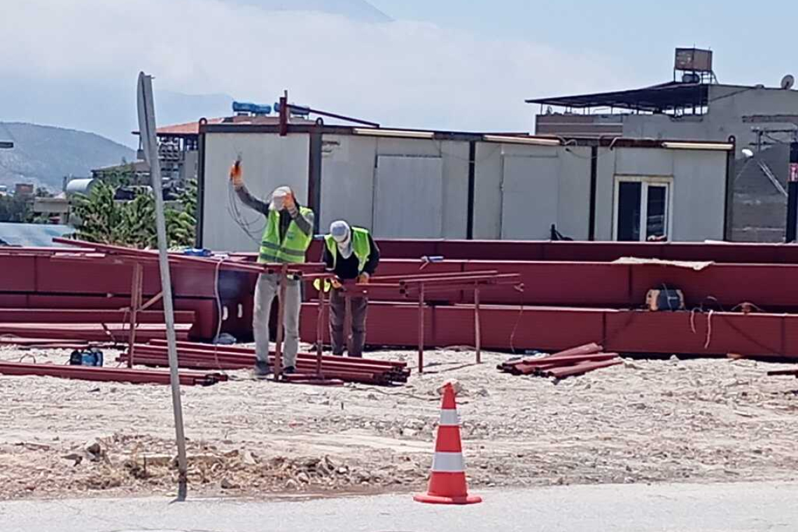 TARSUSLU MARKET CİVARINDA REZERV ALAN ÇALIŞMASI BAŞLADI