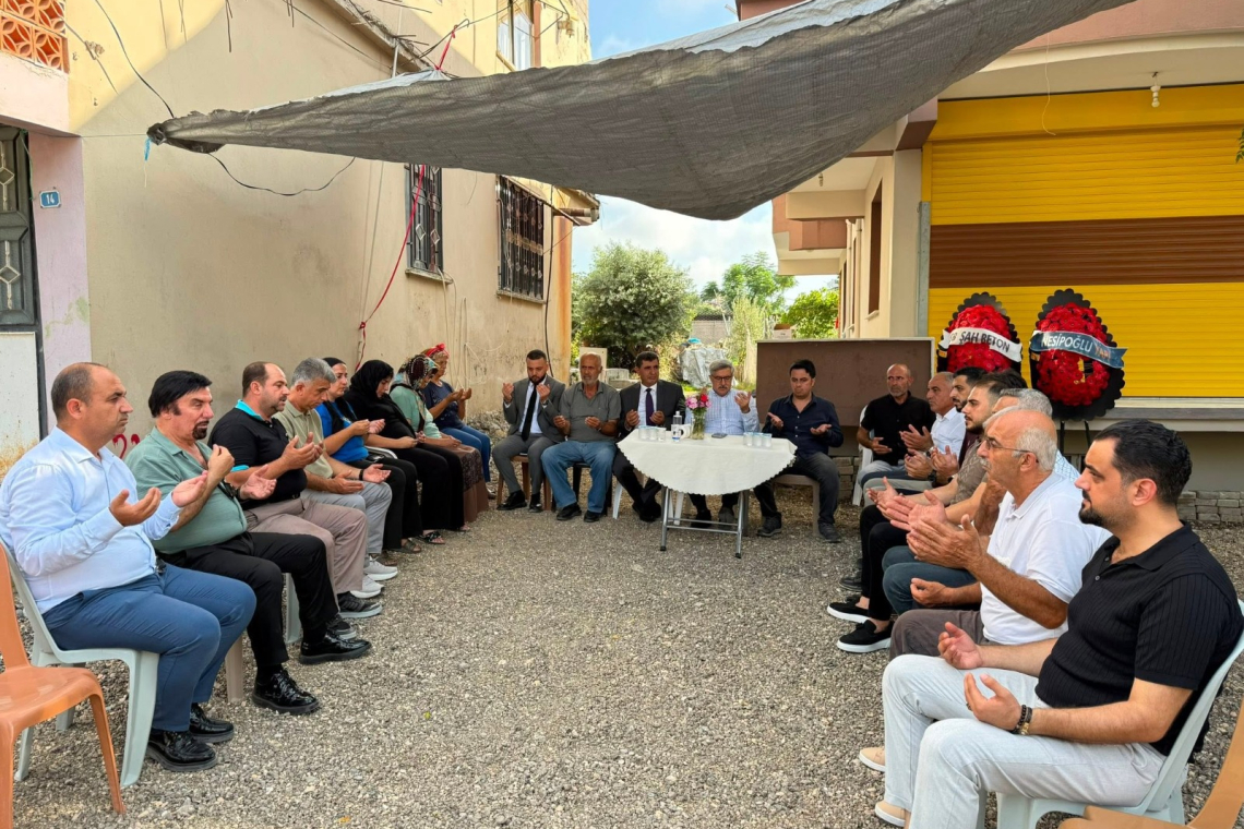 AK PARTİ HEYETİNDEN SAMANDAĞ'DA TAZİYE VE NEZAKET ZİYARETLERİ