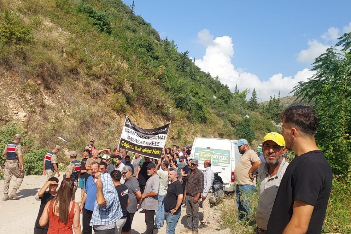 ÇÖĞÜRLÜ’DE TAŞ OCAĞI İÇİN BİLİRKİŞİ KEŞFİ