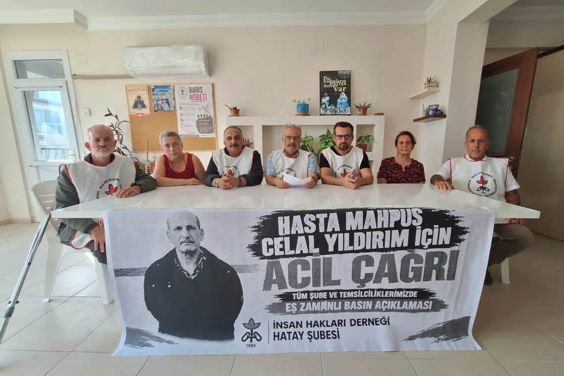 İHD’DEN HASTA MAHPUS CELAL YILDIRIM İÇİN ACİL ÇAĞRI
