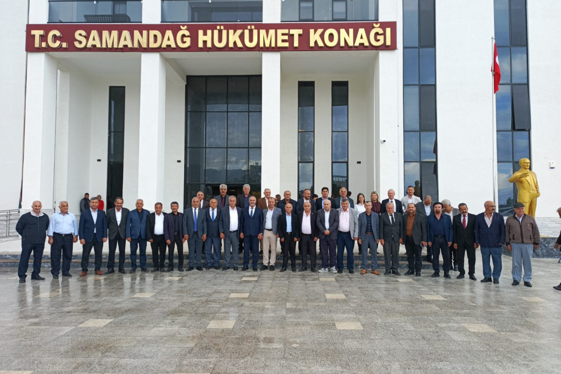 SAMANDAĞ’DA MUHTARLAR GÜNÜ TÖRENLE KUTLANDI