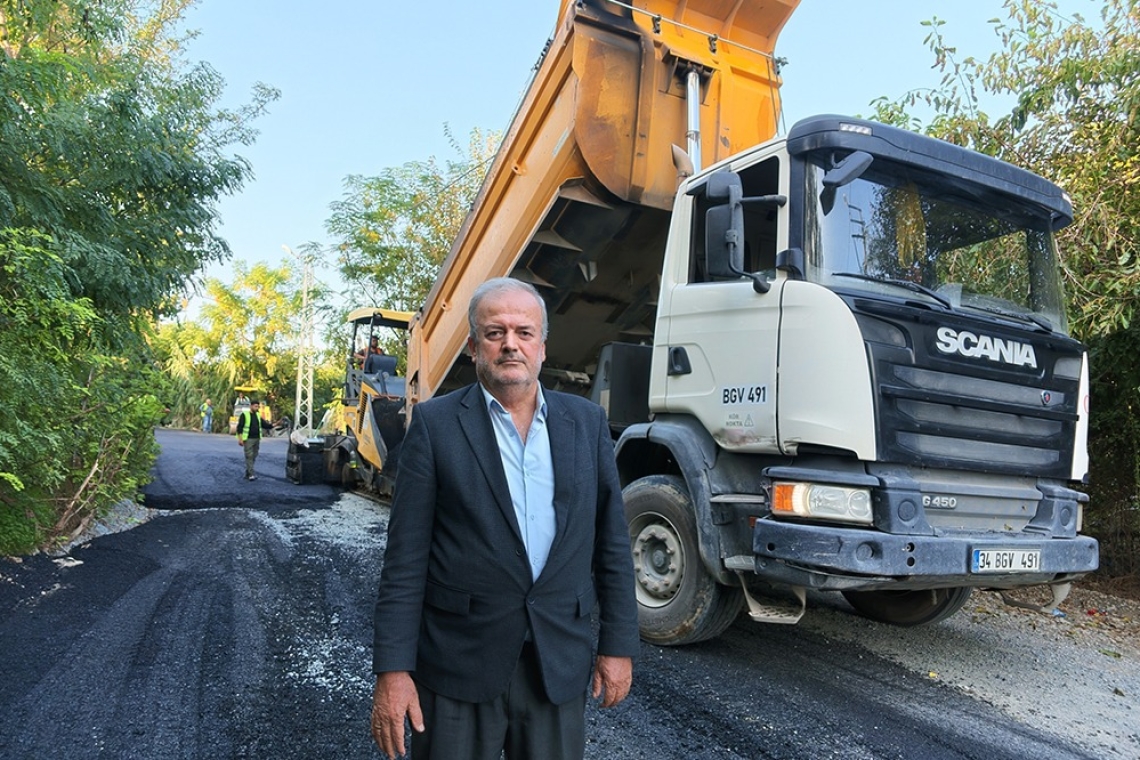 SAMANDAĞ KUŞALANI OKUL YOLUNA BETON ASFALT